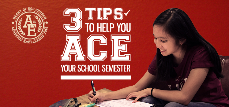 3 tips to help you ACE your school semester