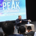 Dr Robi Sonderegger speaking in one of Heart of God Church (Singapore)'s university events
