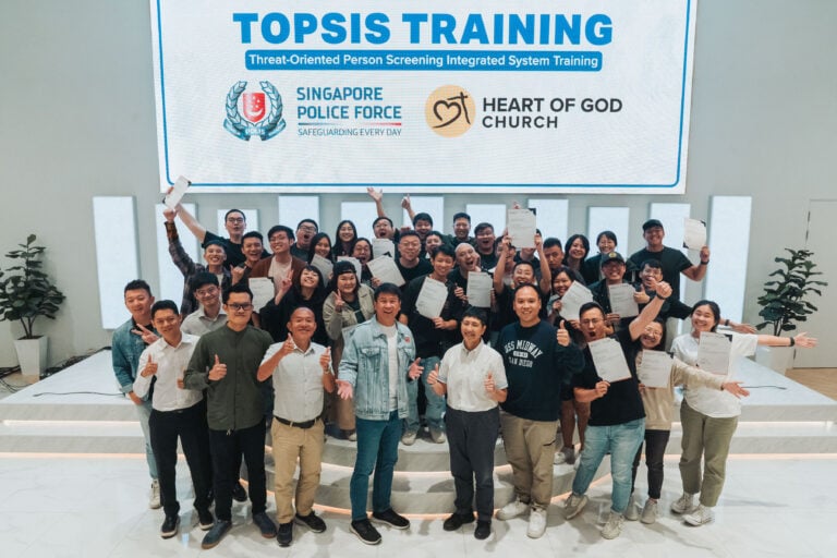 Heart of God Church x Singapore Police Force Collab Heart of God Church x Singapore Police Force Collab